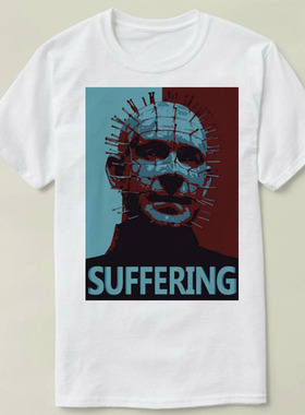 Hellraiser养鬼吃人pinhead钉头鬼圆领 男女Tee Shirt T恤 5