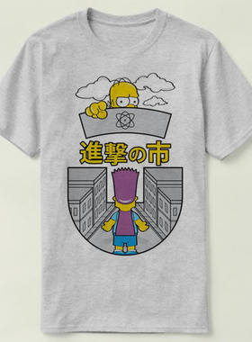 Attack on Springfield   DIY 定制班服男女 Tee T-Shirt T恤
