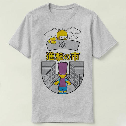 Attack on Springfield   DIY 定制班服男女 Tee T-Shirt T恤