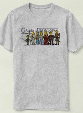 Game of Thrones 权力的游戏 圆领 定制男女 Tee T-Shirt T恤6