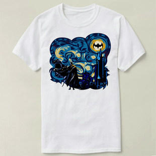 Shirt 衣服 Van DIY Tee 梵高 knight Gogh T恤 Dark Starry