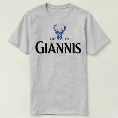 Giannis Antetokounmpo Guinness 个性 定制 DIY Tee T-Shirt T恤