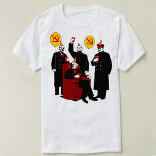 Communist Party Stalin Lenin  Mao  Marx 定制 DIY T-Shirt T恤