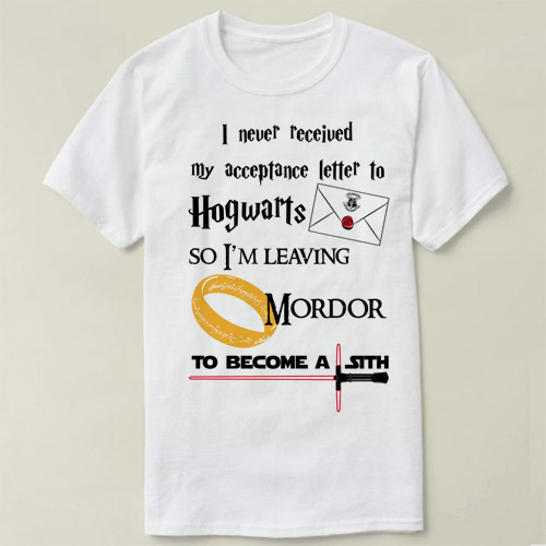 Harry Potter STAR WARS Lord Rings指环王 Shirt 定制T恤男女