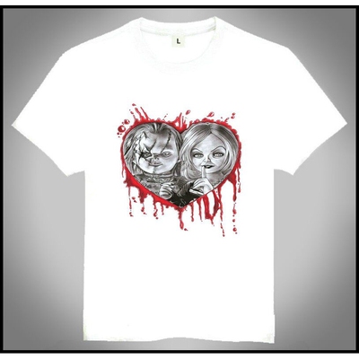 Bride of Chucky T-shirt 鬼娃新娘 T恤 欧美潮流 白色 T恤 新款7