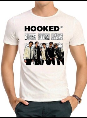 Why Dont We T-shirt 乐队Why Dont We T恤 白色 Hooked T恤 男女