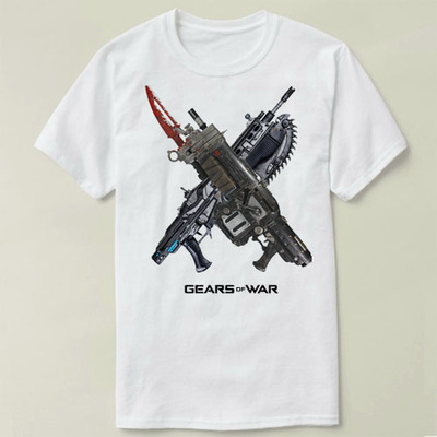 Gears of War战争机器4 Tee Shirt圆领 定制T恤男女