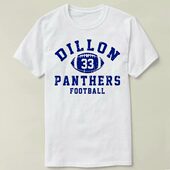 定制 DIY T恤 Panthers 衣服 Shirt Football Dillon Tee