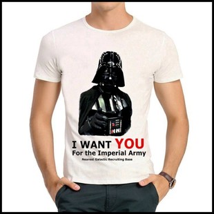 Star Wars T-shirt 星球大战 T恤 白色短袖 达斯维达 尤达大师T恤