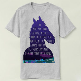 BoJack Horseman 马男波杰克 圆领 定制男女Tee T-Shirt T恤 3
