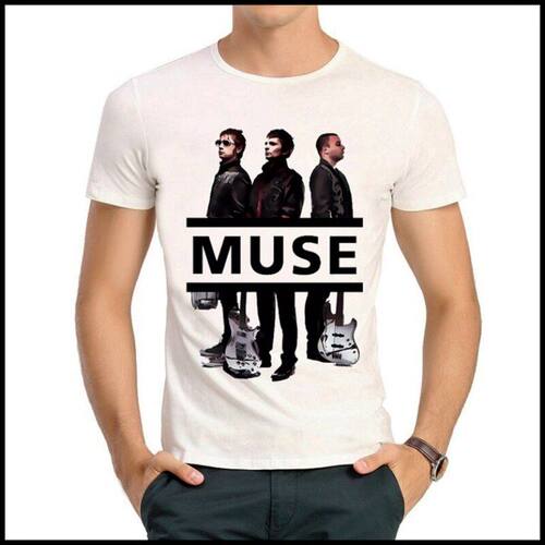 Muse T-shirt 缪斯乐队 T恤 潮流 T恤 白色 缪斯 T恤衫 男女