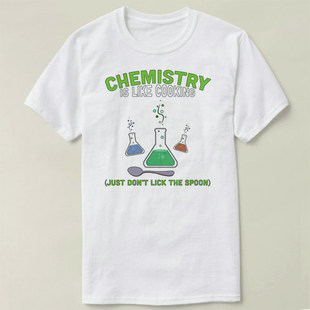 Chemistry 化学 Cooking Just Don't Lick Spoon Tee T-Shirt T恤