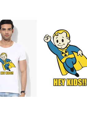 Fallout 4 vault boy辐射4T-Shirt男女T恤班服定制TEE圆领 11