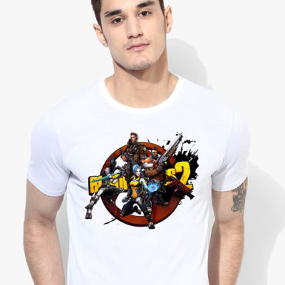 Borderlands 无主之地 T-Shirt T恤男女T恤定制圆领 5
