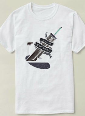 Continue Final Fantasy XV最终幻想15Tee Shirt圆领 T恤