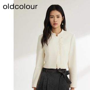 oldcolour秋季新品新品时尚简约气质百搭设计感短外套BR320402A1