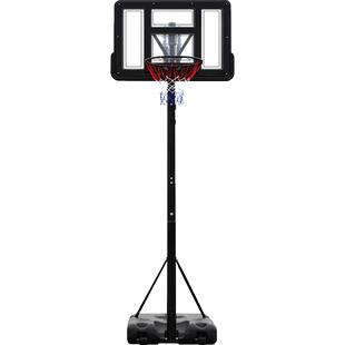 WITESS目击者室内外成人手摇可移动可升降户外标准家用式篮球架