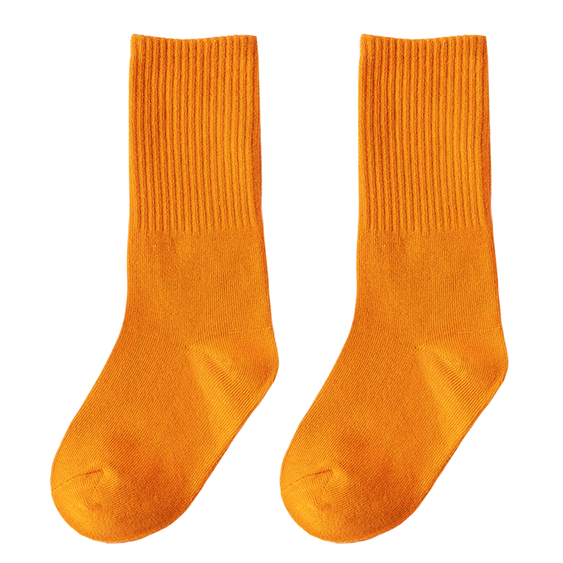 运动男女棉潮流舞蹈中筒袜5双