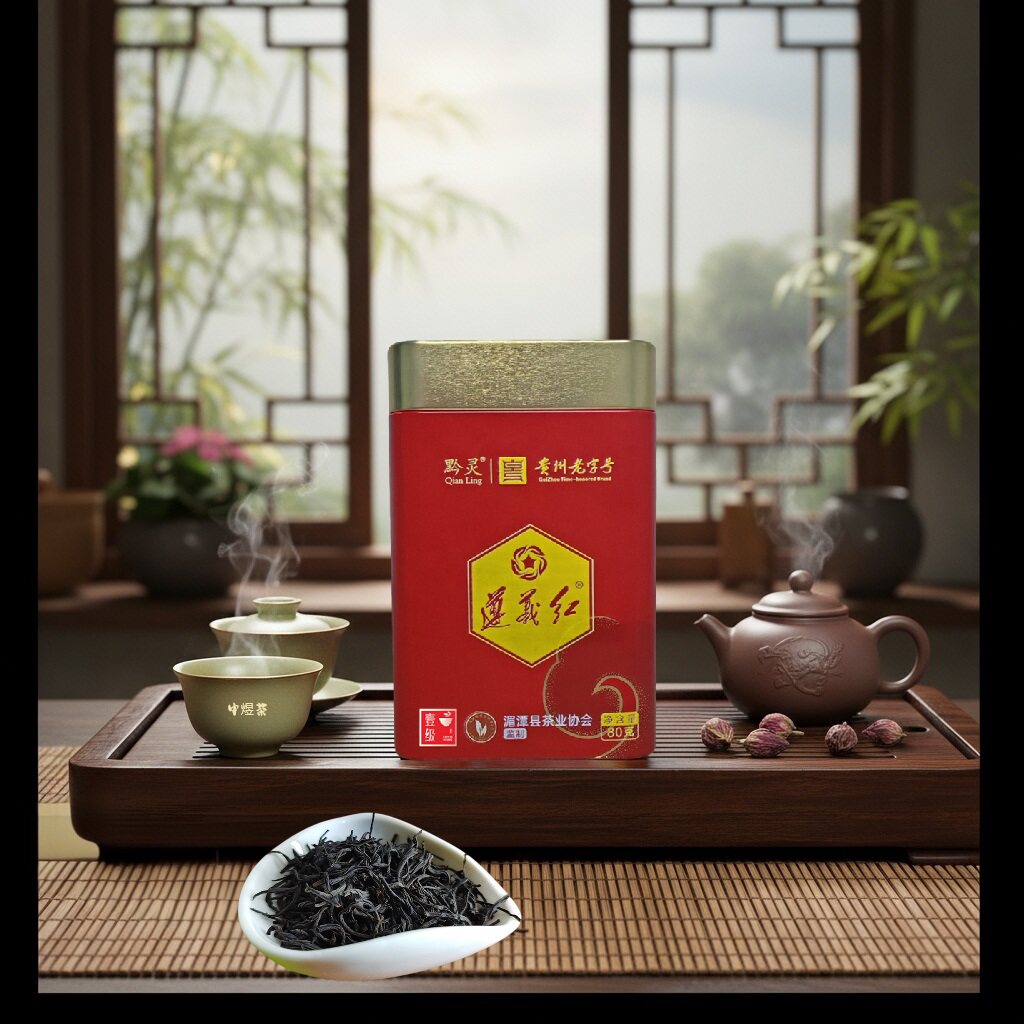 遵义红罐装口粮茶叶商超同款图片
