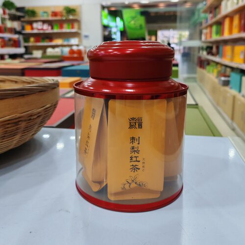 刺梨红茶富含维C果茶味丰富贵州老字号茶叶80g罐装约22颗