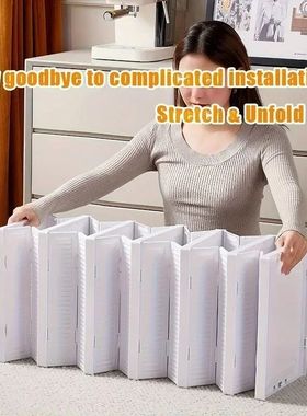 No Assembly Needed Heavy-Duty  PP Thickened Transparent Fold