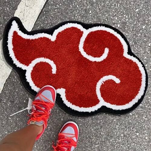 Cartoon Red Cloud Door Mat Non-slip Rug Kitchen Bedroom Irre