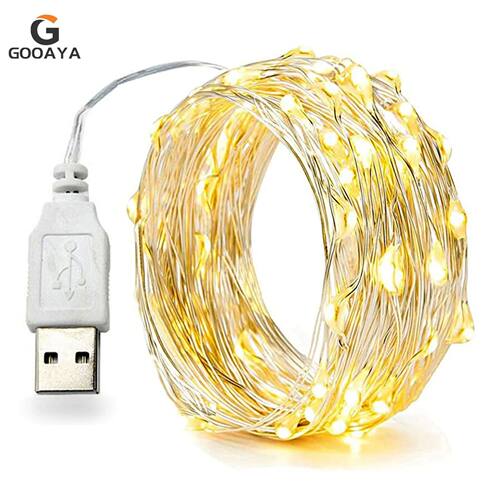 30M 10M Waterproof USB LED Lights String Copper Wire Fairy G