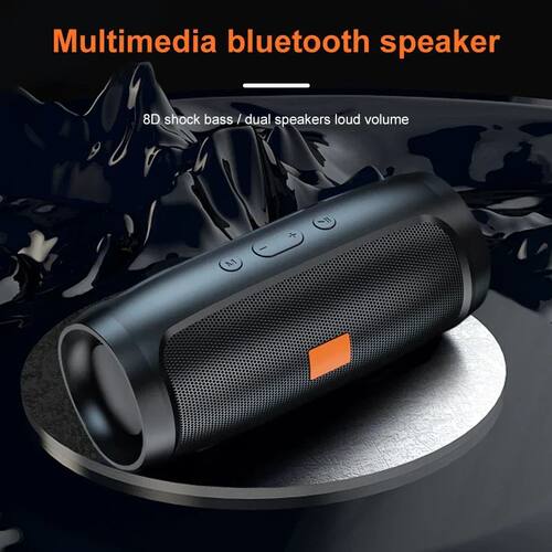 TF USB Bluetooth Speaker Dual Speaker Stereo Outdoor Tfusb P