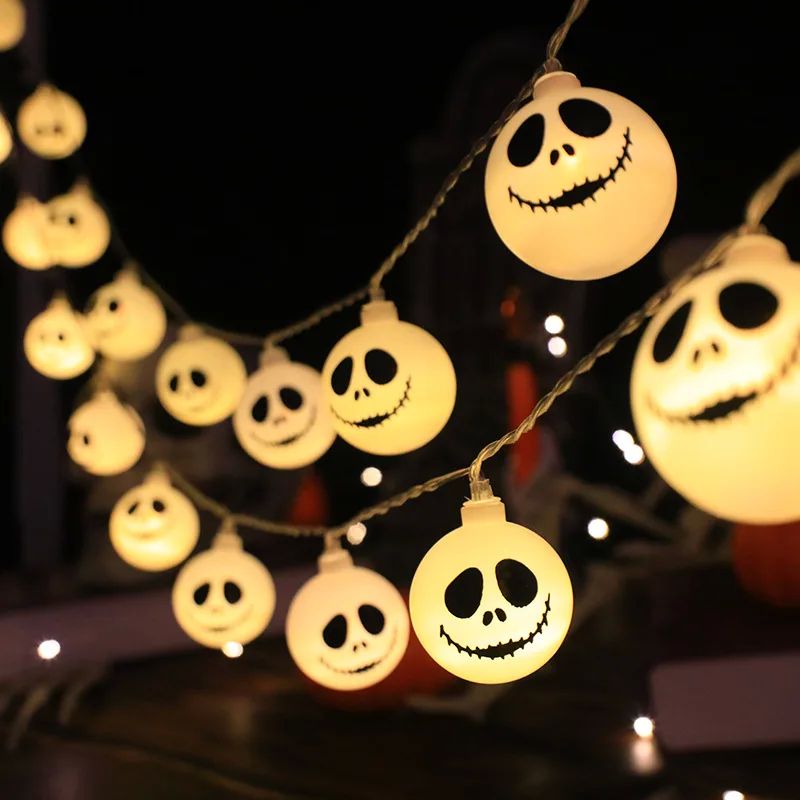 6m 40 LEDS Halloween Ghost String Lights LED Spooky Specter