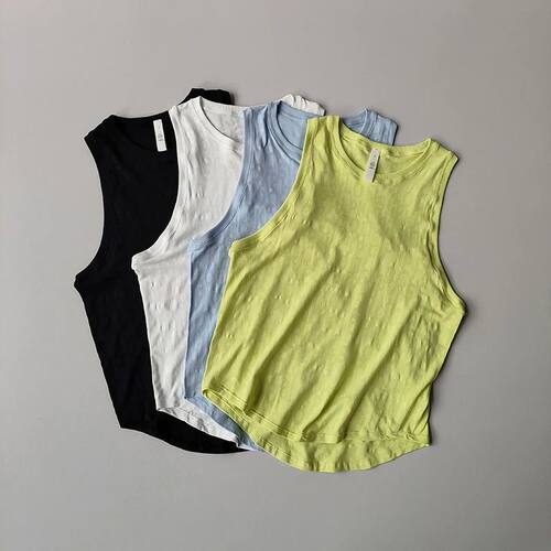 New Sleeveless Pilates Sports Blouse for Women's Summer Thin