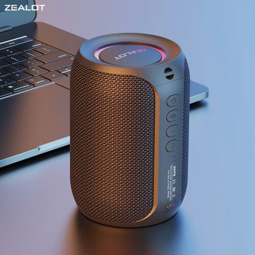 Zealot-S32PRO Powerful Bluetooth Speaker, Bass Wireless, LED