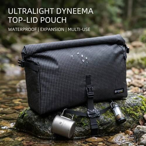 Ultralight Dyneema Backpack Top Lid Waterproof Expansion Pou