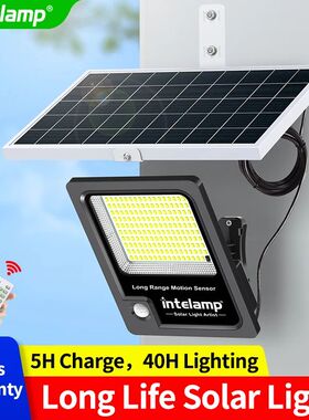 Intelamp Solar Led Light Motion Sensor Wall Lights Outdoor G