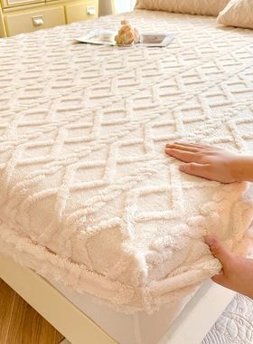 1pc Winter Warm Bed Sheet with Elastic Band Single/Queen/Kin