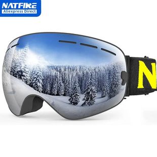 Ski Goggles Double Layers Anti-fog UV400 Snowboard Snow Gogg