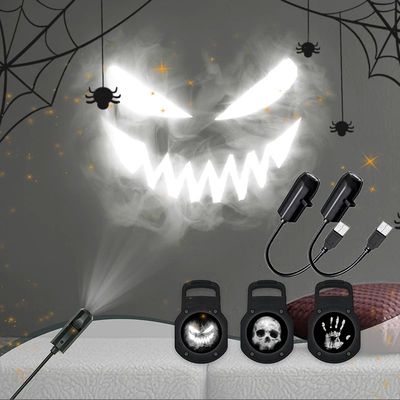 Halloween USB Projector Light Skull NightLight Ghost LED Lam