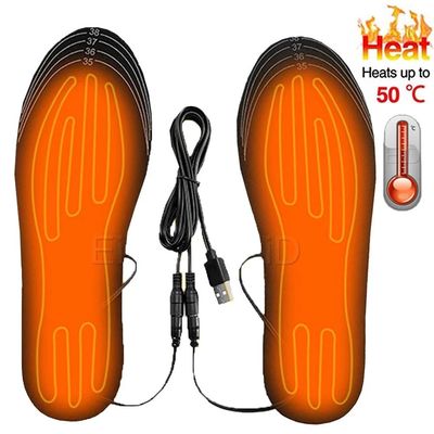 USB Heated Shoe Insoles Feet Warm Sock Pad Mat Electrically
