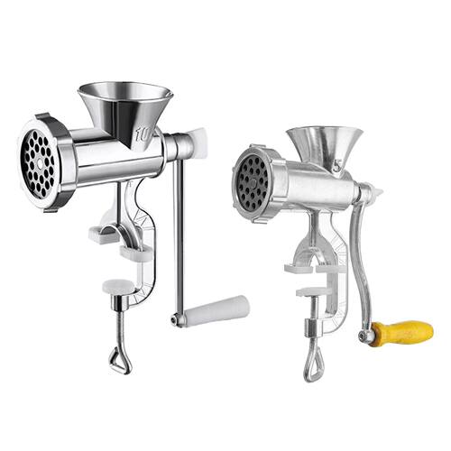 Hand crank Manual ground meat Stainless steel blade, meat ve