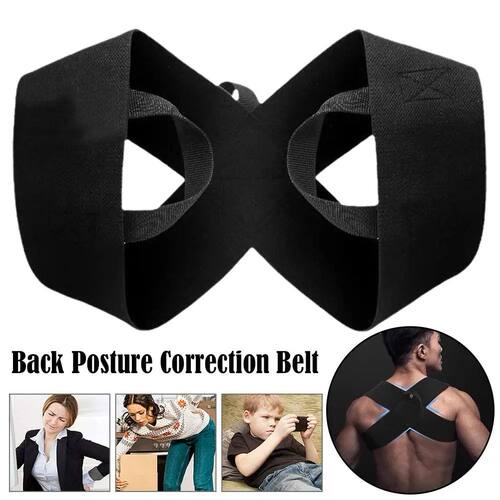 Back Posture Corrector Brace Support Belt Clavicle Spine Bac