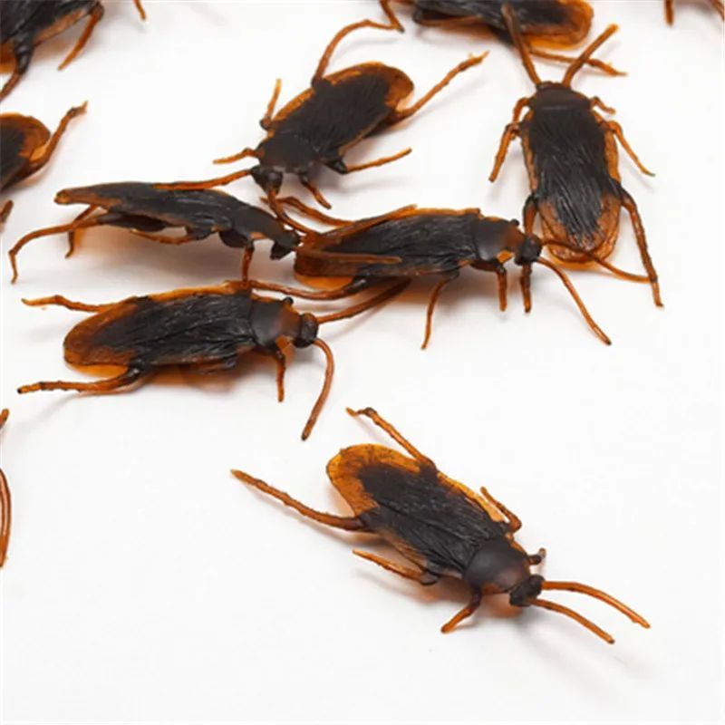 12pc Funny Fake Cockroach Halloween Party Decoration Trick P
