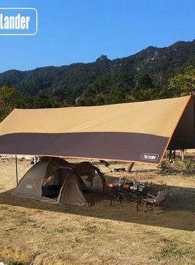Top Lander Large Camping Waterproof Tarp Oxford 4X6 Outdoor