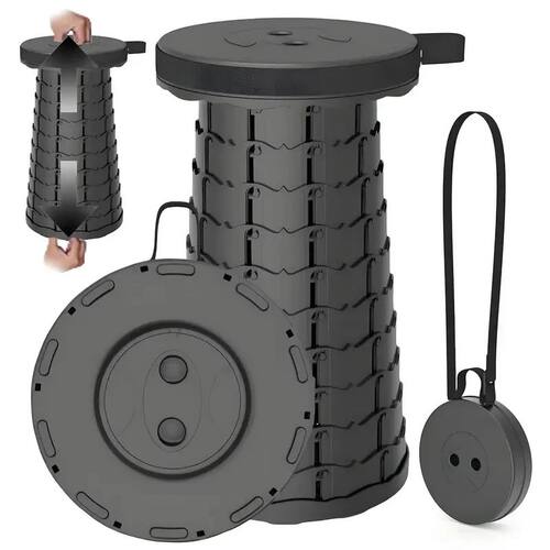 Portable Folding Stool Capacity Compact Camping Seat | Light