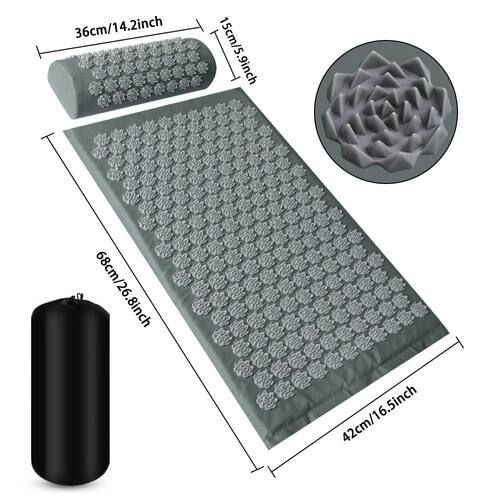 Pranamat Eco Lotus Spike Mat Acupuncture Massage Cushion Kuz