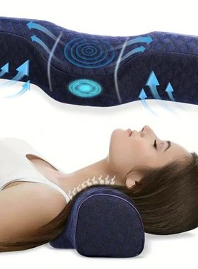 Relieve neck discomfort cervical pillow, head massager pillo
