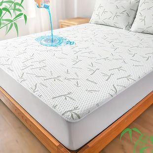 1p Cooling Bamboo Fiber Fitted Sheet, Breathable Mattress Pr