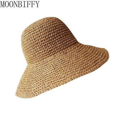 Summer Fashion Women Straw Hat Lady Summer Sun Hat Visor Cap