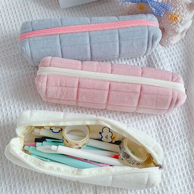 Kawaii Pencil Case Creative Pillow Bag Large Capacity Short