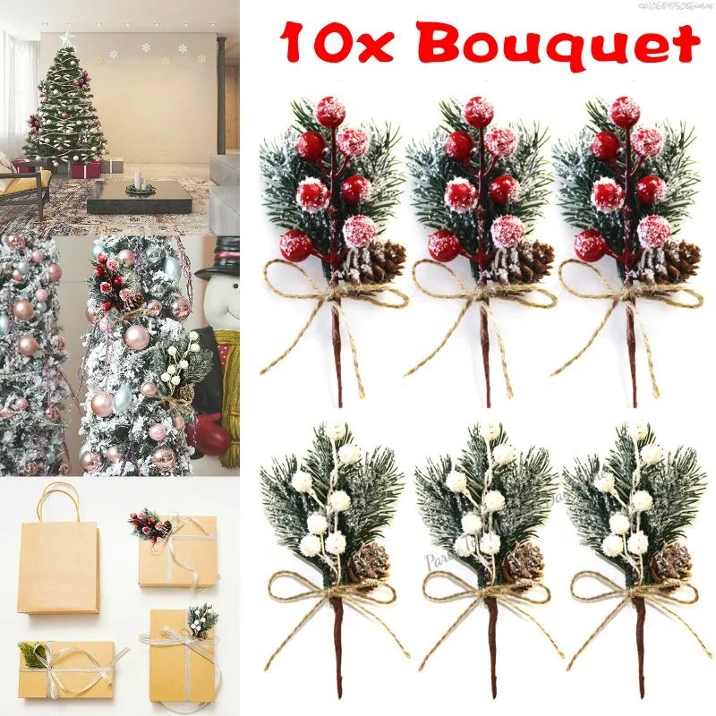10/1pcs Christmas Decorations Festive&Party Supplies 10pcs C