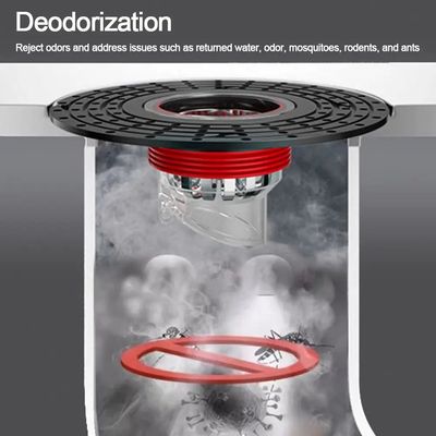 Portable Self-Closing Anti-odor and Insect Proof Floor Drain