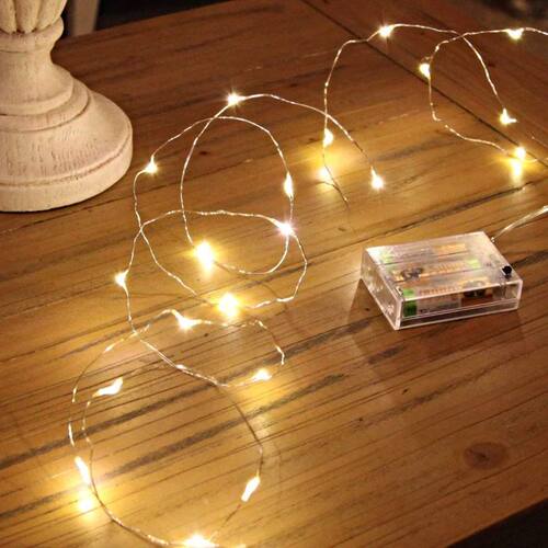 Fairy Lights Battery Operated Wedding Centerpiece Table Deco